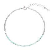 EG2312 Stříbrný náramek s amazonity