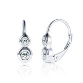 NB-3 Stříbrné náušnice se zirkony