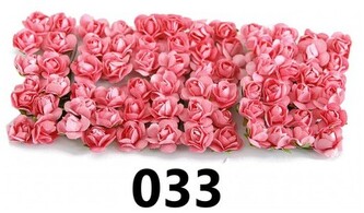 Kwiaty papierowe 15mm/72szt, łososiowe, Florystyka