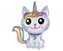 Balon foliowy 61cm Magiczny kot niebieski