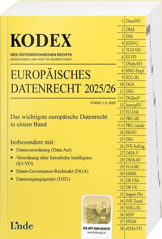 KODEX Europäisches Datenrecht 2025/26