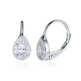 NB-3526 Stříbrné náušnice slzičky