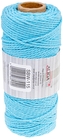 Sznurek bawełniany 3mm x 100m błękitny SBW-115,splot 21 nitek, Aliga