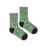 Dětské ponožky Santův pes Zelené L (31-34)