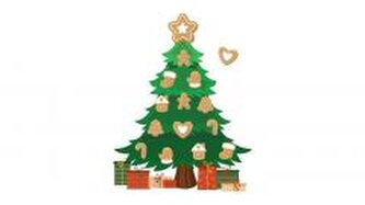 Zestaw kreatywny magnetyczny Choinka Bombki