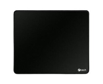 Podložka pod myš C-TECH MP-01S-BK, černá, 240x200x4mm, obšité okraje