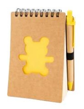 Blok spirala Eco Bear z długopisem
