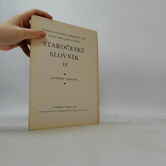 Staročeský slovník 18 / 1988