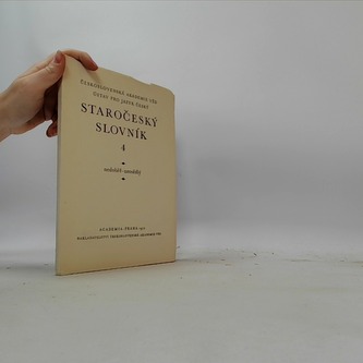 Staročeský slovník 4/1972