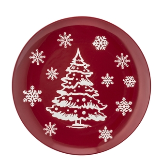 ZIMOWA CHOINKA TALERZ DESEROWY NBC 19 CM