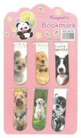 Zakładka do książek magnetyczna Pieski
