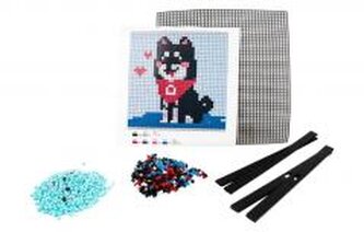 Mozaika koralikowa Piesek