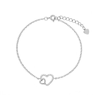 Něžný stříbrný náramek Infinity Love AJNR0022 Again Jewelry