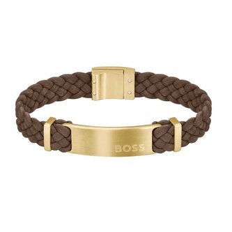 Fashion pánský semišový náramek Dylan 1580607 Hugo Boss / Délka: 19 cm