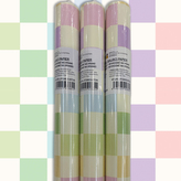 Balicí papír šachovnicový s pastelovými barvami 200 x 70 cm