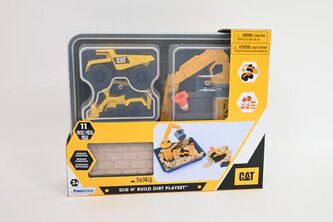 CAT pojazdy budowlane+masa plast.walizka 83418