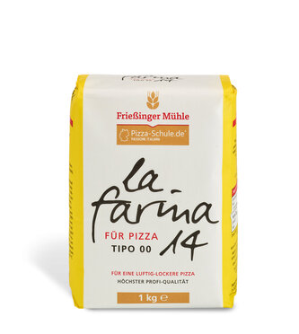 Pizza mouka LA FARINA 14 - Nadýchaná a křupavá - Typ 00 - 1 kg, 1 kg