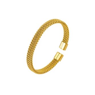 Slušivý náramek z pozlacené oceli Troli