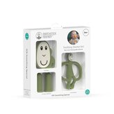 ŠTARTOVACÍ SET NA PREREZÁVANIE ZÚBKOV MATCHSTICK MONKEY - OLIVE