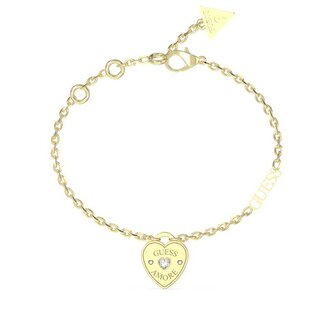 Půvabný pozlacený náramek Guess Amore JUBB05057JWYG Guess / Délka: 18,5 cm