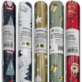 Balicí papír s vánočními motivy 200 × 70 cm