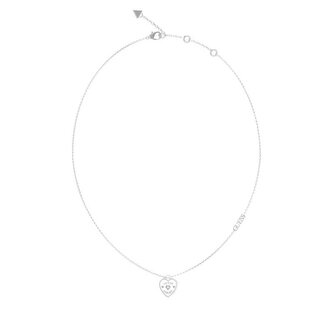 Půvabný ocelový náhrdelník Guess Amore JUBN05056JWRHT/U Guess
