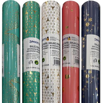 Balicí papír 200 x 70 více druhů