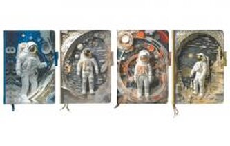 Notes A5 80K z gumką linia Kosmos mix