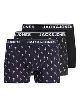 3PACK pánské boxerky Jack and Jones vícebarevné (12295181) L