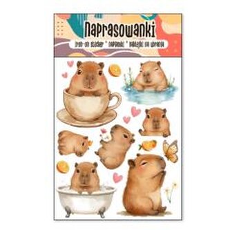 Naprasowanki Termo Naklejki na Ubrania Kapibara