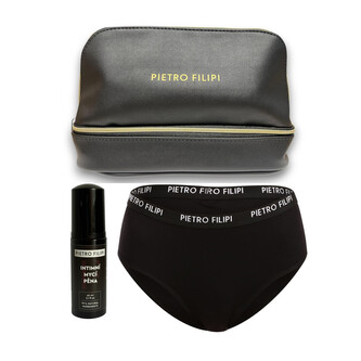 Dámská dárková kosmetická taštička menstruační kalhotky a intimní mycí pěna Pietro Filipi (4PTJVIG) XXL