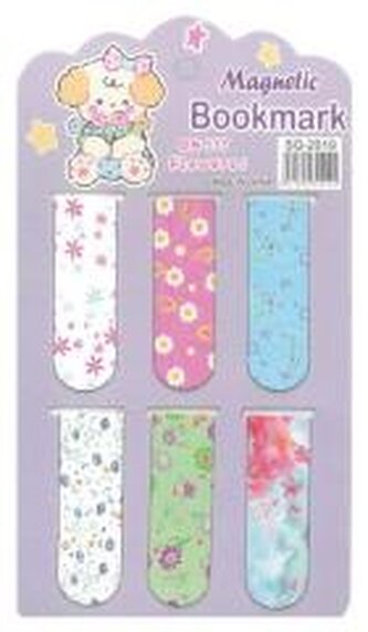 Zakładka do książek magnetyczna Kwiaty