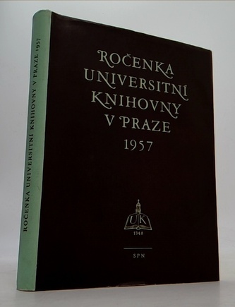 Ročenka Universitní knihovny v Praze 1957