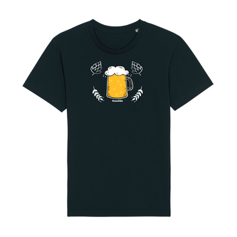 Tričko Chmelová brigáda černé Černé XXL