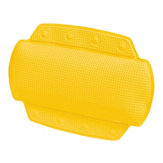 Spirella polštář do vany ALASKA, žlutá, PVC, 32 x 23 cm