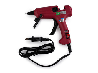 Tavná pistole na lepidlo Ø7 mm s regulací teploty 15W / 35W - 1 ks - červená