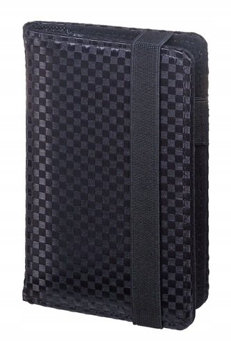 Drops Kalendarz książkowy 2025 zbliżony A6 wymienny wkład tygodniowy czarna kratka