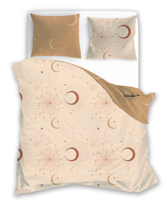 POŚCIEL KPL.160X200+2x70X80 BOHO 010 SATYNA BAW.