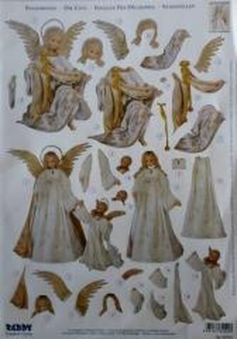 Arkusz do techniki 3D sztancowany 29,7x21cm