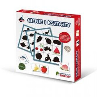 Pomysłowy skrzat cienie i kształty