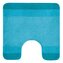 Spirella koupelnová WC předložka BALANCE, tyrkysová, polyester, 55 x 55 cm