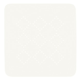 Spirella protiskluzová podložka do sprchy ALASKA, sněhově bílá, PVC, 55 x 55 cm