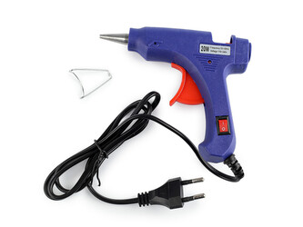 Tavná pistole na lepidlo Ø7 mm - 1 ks - modrá