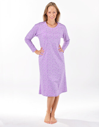 Dámská noční košile Gina fialová (19173-LBFDM) XL