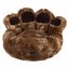 Nobby pelíšek kulatý Tlapka 60 x 18 cm / 39 cm hnědá