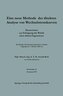 Eine neue Methode der direkten Analyse von Wechselstromkurven