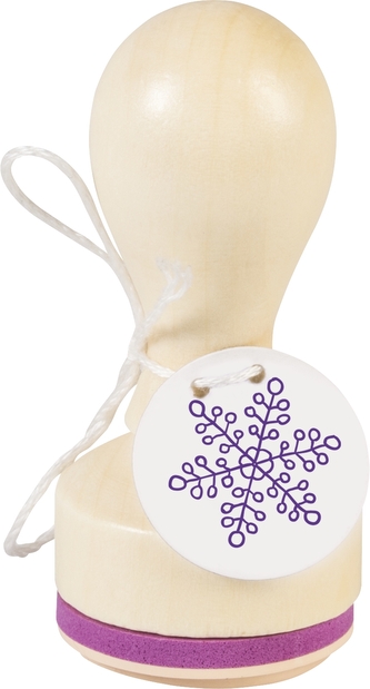 Razítko průměr 30 mm vločka