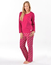 Dámské pyžamo Gina vícebarevné (19169-DFELGB) XL