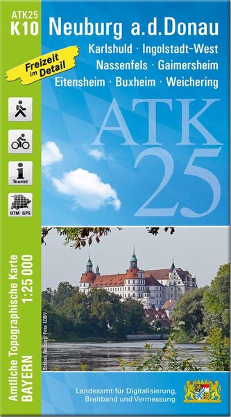ATK25-K10 Neuburg a.d.Donau (Amtliche Topographische Karte 1:25000)