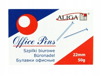Szpilki metalowe 22mm  10op.x 50g